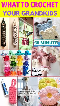 crochet projects and crafts that are great for beginners to make with the help of