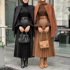 Modesty Fashion, Muslim Fashion Dress, Muslim Fashion Outfits, Muslimah Fashion Outfits, Classy Dress Outfits, Hijab Fashion Inspiration, Hijabi Fashion, Islamic Fashion