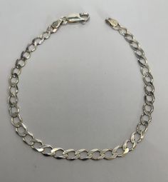 A vintage Hallmarked Sterling Silver solid curb bracelet. 925  Italy Please feel free to ask any questions. Chain Link Bracelet, Sterling Silber, Link Bracelets, Chain Link, Hallmark, Favorite Jewelry, Jewelry Bracelets, Accessory Gift, 925 Sterling Silver