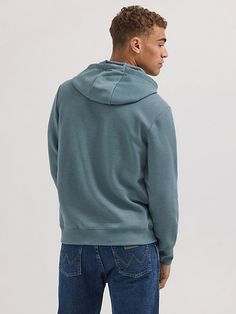 A TRUE ORIGINAL SINCE 1947 When it comes to denim, Wrangler® has always been a true original. This Wrangler logo pullover hoodie celebrates over 75 years of comfort, durability, and quality. This sweatshirt is crafted from a comfortable cotton blend for lightweight warmth you’ll appreciate in the cooler days ahead. It also features a kangaroo-style pocket and a drawcord at the hood to help you find the perfect fit every time. Tennis Shoe Heels, Mens Lounge Pants, Dressy Attire, Wrangler Shirts, Athleisure Women, Hoodies Men Pullover, Hoodies Mens, Womens Dress Pants, Jogger Sweatpants