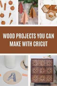 wood projects you can make with cricut are featured in this post - it - yourself guide