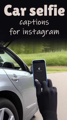 Show off your sweet ride with these witty clever car selfie captions for instagram posts Includes short Cute Savage Funny night insta quotes to pair with car pics