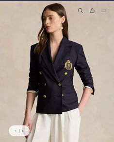 Graduate Outfit, Polo Sport, Metal Engraving, Womens Blazers, Abayas Fashion, Italian Fabric, Formal Shirts, Preppy Outfits