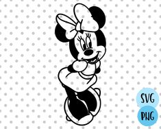 minnie mouse svg cut file