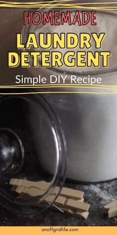 homemade laundry detergent simple diy recipe