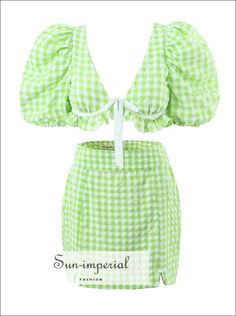 Fabric Type: Polyester Cotton Style: High Street Material: Cotton Material: Polyester Origin: Mainland China Season: Summer Fabric content: 96% and above Decoration: Bow Decoration: Ribbons Collar: V-Neck Closure Type: Lace Sleeve Style: Puff Sleeve Material Composition: Synthetic fiber Pattern Type: Plaid Gender: WOMEN Silhouette: Pencil Pant Closure Type: Zipper Fly Sleeve Length(cm): Short Dresses Length: Above Knee, Mini Clothing Patterns: SLIM Clothing Length: Super-short Place Of Origin: C Fitted Gingham Skirt For Summer, Fitted Gingham Mini Skirt, Fitted Gingham Mini Skirt For Summer, Fitted Gingham Mini Skirt Casual, Casual Fitted Gingham Mini Skirt, Casual Gingham Mini Skirt For Summer, Cute Fitted Beach Skirt, Bright Color Dresses, Underwire Top