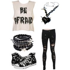 "Happy New Year!!!" by metal-head on Polyvore Metal Head Outfits, Cute Punk Outfits, Cute Emo Outfits, Emo Outfit, Metal Head, Rock Outfits, Cooler Look