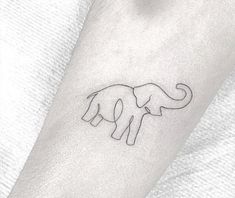 Minimalist Elephant Tattoo Simple, Single Line Elephant Tattoo, Elephant Fine Line Tattoo, Elephant Line Tattoo, Dravidian Art, Thai Elephant Tattoo, Fine Line Elephant Tattoo, Line Art Elephant