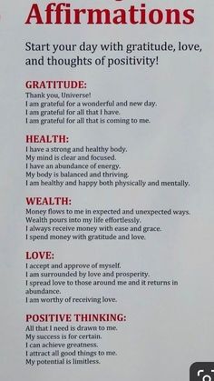 Attracting Wealth, Gratitude Affirmations, Spiritual Manifestation, Daily Positive Affirmations, Morning Affirmations, Self Love Affirmations, Positive Self Affirmations, Money Affirmations, Love Affirmations