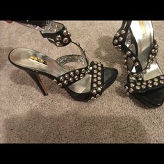 Brand New With Dust Bags, No Box Beige Mules, Open Toe Ankle Boots, Yellow Pumps, Sequin Heels, Platform Boots Women, Lug Boots, Buckle Ankle Boots, Black Pumps Heels, Studded Heels