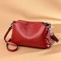 SPECIFICATIONSTypes of bags: Shoulder Crossbody BagsStyle: FashionShape: Casual TotePlace Of Origin: HE BEI ProvincePattern Type: SolidOrigin: CN(Origin)Occasion: VersatileNumber of Handles/Straps: SingleModel Number: 8888888Main Material: GENUINE LEATHERLining Material: polyesterItem Type: HandbagsInterior: Interior Zipper PocketHardness: SoftHandbags Type: Shoulder BagsGenuine Leather Type: Cow LeatherGender: WOMENClosure Type: zipperBrand Name: MOMODAISHUPROMPT1. Is it genuine leather? The an Womens Messenger Bag, Female Shoulder, Genuine Leather Handbags, Bags Luxury, Leather Handbags Women, Cross Bag, Genuine Leather Handbag, Shoulder Tote Bag, Zipper Bags