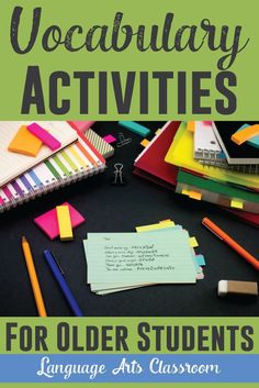 an image of the back to school activities for older students