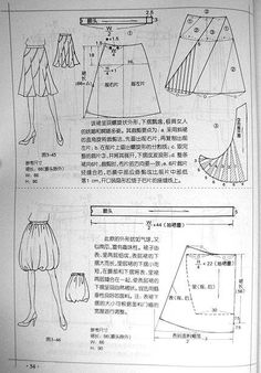 an instruction manual on how to make a skirt