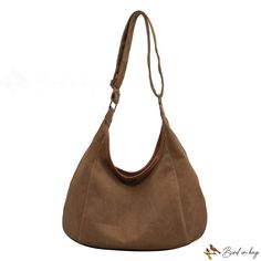 Bird in Bag - Bag female new casual crossbody large-capacity shoulder female bag canvas bag tote bag Large Capacity Canvas Hobo Satchel Bag, Canvas Bucket Bag With Large Capacity, Trendy Canvas Hobo Bag Satchel, Large Capacity Canvas Hobo Shoulder Bag, Large Canvas Bucket Shoulder Bag, Brown Canvas Hobo Bag With Large Capacity, Trendy Canvas Hobo Bag In Tote Shape, Trendy Canvas Hobo Bag For Daily Use, Trendy Canvas Hobo Tote Bag