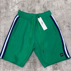 Green New With Tags Calvin Klein Blue Cotton Bottoms, Trendy Calvin Klein Summer Bottoms, Sporty Calvin Klein Summer Shorts, Calvin Klein Sporty Shorts For Summer, Calvin Klein Sporty Summer Shorts, Casual Blue Calvin Klein Bottoms, Calvin Klein Cotton Bottoms With Elastic Waistband, Calvin Klein Casual Blue Bottoms, Calvin Klein Loungewear Summer Shorts