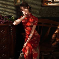 Modern Qipao, Chinese traditional dress, red Qipao, red cheongsam – Beth and Brian Qipao #blackqipao #dailyqipao #modernQipao #ModernCheongsam #Chinesestyledress #qipao #qipaodress #Cheongsam #Cheongsamdress #chinesenewyear #Chinesedress #silkqipao #weddingqipao Red Cheongsam, Chinese Cheongsam Dress, Qipao Pattern, Wedding Qipao, Wedding Cheongsam, Red Qipao, Modern Qipao, Chinese Traditional Dress, Chinese Wedding Dress