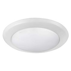 a white ceiling light on a white background