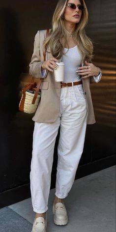 Beige Hose, Outfit Inspiration Fall, Casual Chic Outfit, Looks Chic, Style Mistakes, Blazer Fashion