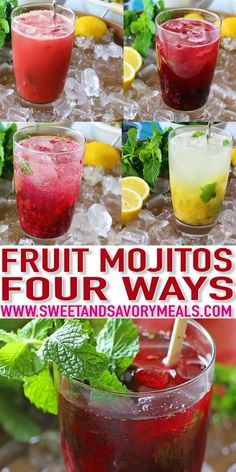 fruit mojits are the perfect way to start your day