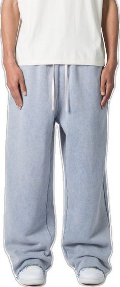 140 Lbs, Baggy Sweatpants, Baggy Fits, Fleece Fabric, Light Blue, Sweatpants, Size Medium, How To Wear, Blue