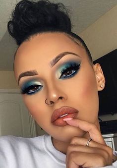 Maquillage Yeux Cut Crease, Make Up Foundation, Ideal Makeup, Mekap Mata, Face Beat, Punk Princess