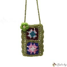 Bird in Bag - New woven cell phone bag fashion popular crossbody shoulder portable female bags Female Bags, Cell Phone Bag, Street Trends, First Contact, Diy Supplies, Bird In Bag, Bag Fashion, Green Bag, Phone Bag