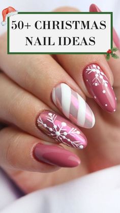 Warning: These 50 Christmas Nails May Cause Excessive Compliments!! 🎄💅 Get into the holiday spirit with these stunning Christmas Nails that will have everyone talking! From Christmas Gel Nails to Christmas Nails Acrylic, there's something for every festive look. Try Cute Christmas Nails or go bold with Red Christmas Nails for that perfect holiday vibe. 🎅✨ Need something quick? Check out Stick On Nails or add some sparkle with Nail Art Noel. These Xmas Nails and Christmas Nail Designs will get... Christmas Nail Designs Acrylic, Festive Holiday Nails, Art Noel, Candy Cane Nails, Makeup Nails Designs, Christmas Gel, Christmas Manicure, Fingernail Designs