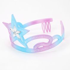 Claire's Club Pastel Crown - Purple Aladdin Birthday Party, Crown Light, Barbie Party Decorations, Ladybug Birthday, Kids Makeup, Barbie Party, Z Arts, Fashionable Jewelry, Princess Crown