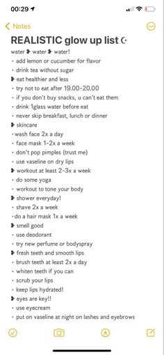 Glow Up List, Healthy Lifestyle Inspiration, Body Care Routine, Girl Tips