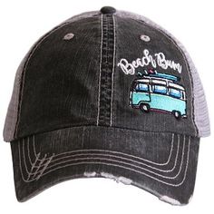 Beach Bum.  Women's Trucker Hat Wholesale Hats, Distressed Cap, Trendy Hat, Funny Hats, Rv Camper, Cute Hats, Chic Accessories