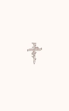 Christian Nail Tattoo, Small Tattoo Ideas Biblical, Minimalist Cross Wallpaper, Mini Bible Tattoos, Cross Only What You Did This Year, Minimalist God Tattoo, As Far As The East Is From The West Tattoo, Western Cross Wallpaper, Christanity Tattoos Simple