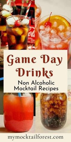 game day drinks for non alcoholic cocktails