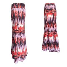 Long Skirt Indie, Empire Pattern, Printed Long Skirt, Patterned Skirt, Fishtail Skirt, Skirts Women, Women Skirt, Wrap Around Skirt, Long Skirts For Women