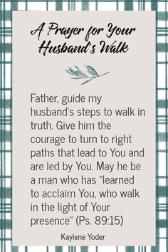 title- a prayer for your husband's walk picture and a Scripture prayer for your husband's spiritual growth - aqua plaid Prayers For Husband To Come Home, Prayer For Husband Mind, Prayer For Future Husband Godly Man, Relationship Scriptures, Scripture For Men, Prayer For Your Husband, Praying For Future Husband, Prayers For Your Future Husband, Pray For Your Husband