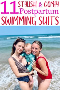 I love these so much!! I'm a new mom and this post SAVED ME. I was so concerned about what postpartum swimsuit would help me contain my mom-pooch. Not anymore! So excited!! Postpartum Outfits Summer, Postpartum Snacks, Postpartum Essentials For Mom, Outfits Postpartum