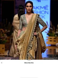 Jayanthi Reddy Sarees, Saree Runway, Jayanti Reddy Saree, Indian Wedding Dress Modern, Saree Drapes, Jayanti Reddy, Saree Wearing, Saree Wearing Styles, Saree Draping Styles