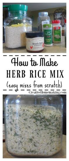 how to make herb rice mix easy mixes from scratch