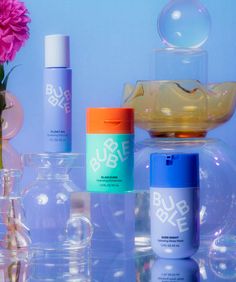 Bubble Skincare | No More Dry Bundle Skincare Bubble, Bubble Face, Bubble Skincare, Calming Oils, Normal Skin Type, Night Mask, Sephora Skin Care, Hydrating Moisturizer, Evening Primrose Oil