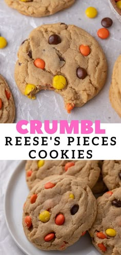 cookies with reese's pieces in the middle