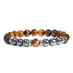 Beaded -Natural Hematite Stone Tiger Eye Lava Beads Bracelets＆Bangles Women Men Health Protection Balance Stretch Bracelet Yoga Jewelry Style: TRENDY Shape\pattern: Round Setting Type: Invisible Setting Metals Type: Zinc alloy Material: Stone Item Type: Bracelets Gender: Unisex Gender: Women/Men/Couple Fine or Fashion: Tigers Eye Beaded Necklace, Tiger's Eye Bracelet, Tigers Eye Crystal Bracelet, Tiger Eye Shaped Bead Bracelets, Lava Bead Bracelet, Hematite Stone, Bead Charms Diy, Tiger Eye Bracelet, Yoga Jewelry