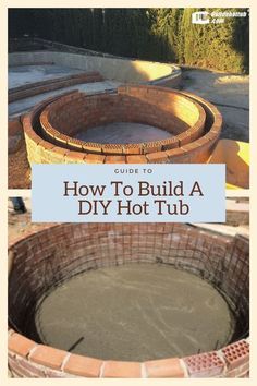 an image of how to build a diy hot tub