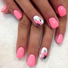 Summer Nail Art, Cute Spring Nails, Gel Designs, Gel Nail Design, Spring Nail Art, Beautiful Nail Designs