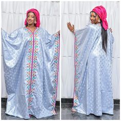 "Do you want to turn heads at your next special event? Then you need our African women's bazin dress! This authentic bazin riche fabric is approximately 57 inches long from shoulder to hem, and comes with a head wrap. It's lined, has a center back zipper, and is embroidered. Plus, it ships fast with DHL. Just send us your measurements or pick a size from our size chart. Features & Benefits: - Authentic bazin riche fabric: This luxurious fabric is sure to make you stand out from the crowd. - Appr Bazin Dress, Grand Dakar, Weight Workout, Ankara Style, African Lace, Rich Fabric, Abaya Fashion, Dress Gift, African Fabric