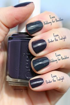 Comparison: Bobbing for Baubles vs. Under the Twlight Neon Acrylic Nails, Popular Nail Art, Essie Nail Colors, Stylish Nails Designs, Stiletto Nails Designs, Nail Polish Art, Colored Acrylic Nails, Essie Nail Polish, Essie Nail