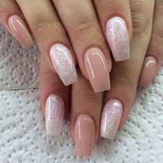 Pink Nail Art Designs, Pink Nail Art, Nail Designs Glitter, Cool Nail Designs, Nail Polishes, Gorgeous Nails, Love Nails, Acrylic Nail Designs