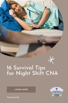 Survival Tips for Night Shift CNA Night Shift Tips, Patient Care Tech, The Night Shift, Night Shift, Patient Care