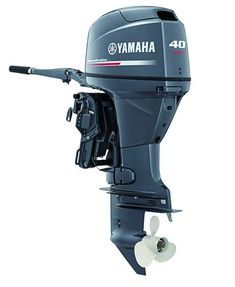 the yamaha outboard motor is shown on a white background