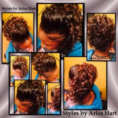 Updos Black Women, Creative Hair Styles, Hairstyle Videos, Weave Ponytail Hairstyles, Hair Bun Tutorial, Try On Hairstyles, Birthday Hair, Pinterest Hair