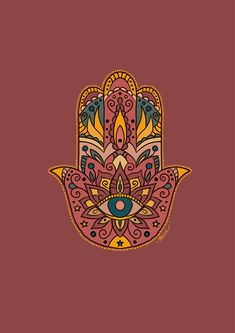 a hamsa with an eye on it