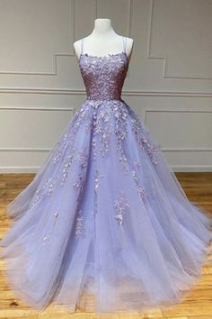 Noble Dress, Debut Dress, Lace Prom Dresses, Fest Outfits, Backless Evening Dress, A Line Evening Dress, Pnina Tornai, Prom Dresses 2024, Tulle Evening Dress